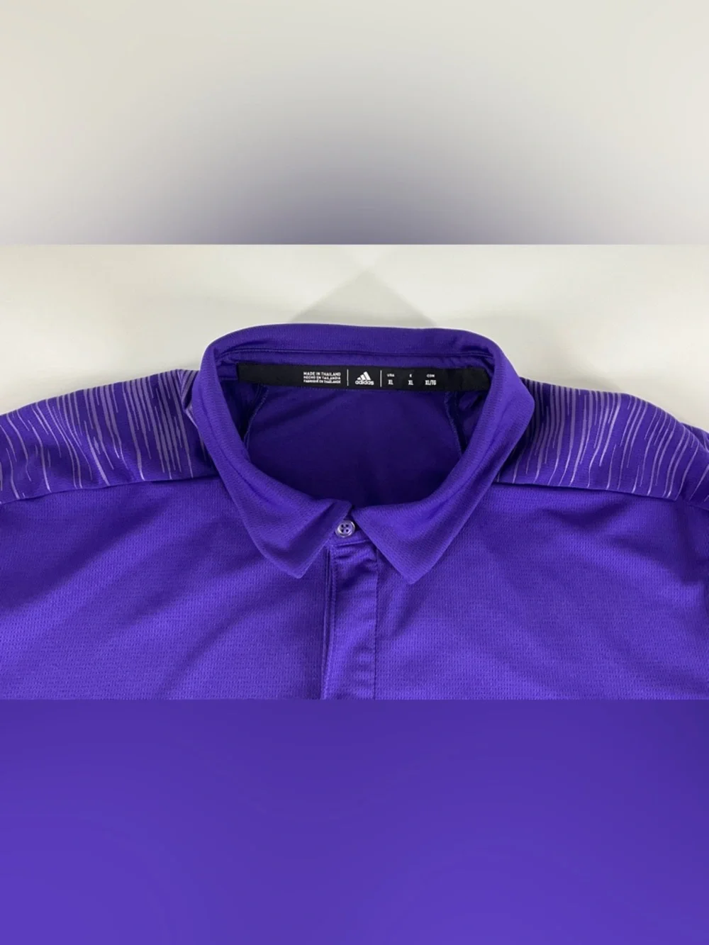 Adidas Men's Purple Performance 'Climalite Polo Size XL